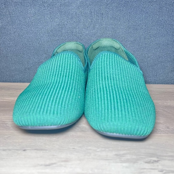 Women's VIVAIA Forest Green MARGOT 2.0 Square Toe V-Cut Flats EU Sz 40.5 US 9.5. - Picture 6 of 8